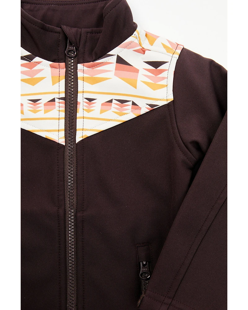 Shyanne Toddler Girls' Southwestern Print Softshell Jacket