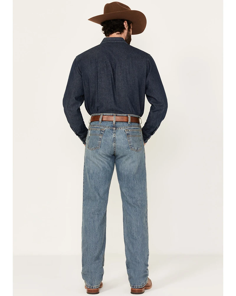 Cinch Men's White Label Relaxed Fit Medium Stonewash Denim Jeans
