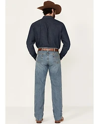 Cinch Men's White Label Relaxed Fit Medium Stonewash Denim Jeans