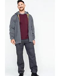 Hawx Men's Zip-Front Hooded Work Jacket