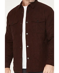 Hawx Men's Shale Plaid Print Shirt Jacket