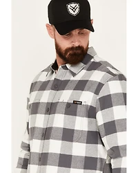Hawx Men's Buffalo Plaid Print Flannel Work Shirt