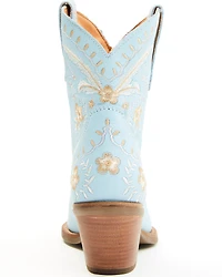 Dingo Women's Primrose Embroidered Leather Western Fashion Booties - Snip Toe