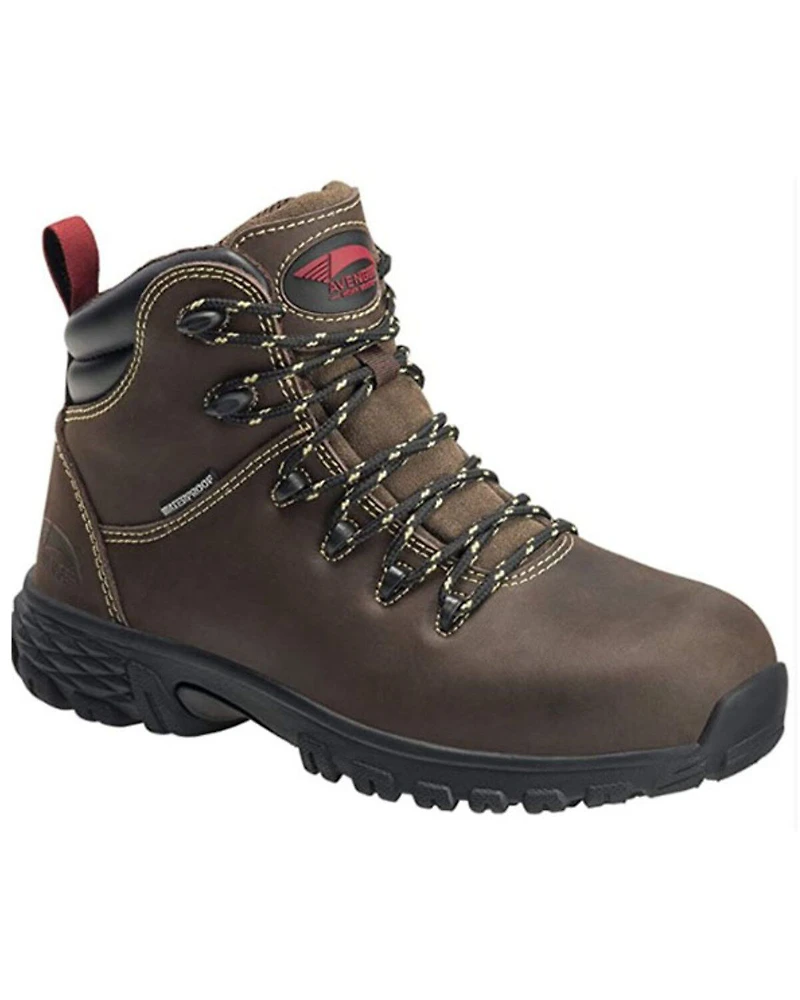 Avenger Women's Waterproof Work Boots - Alloy Toe
