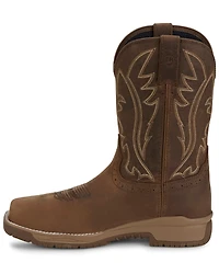 Justin Men's 11" Nitread Pull-On Waterproof Work Boots -Nano Composite Toe