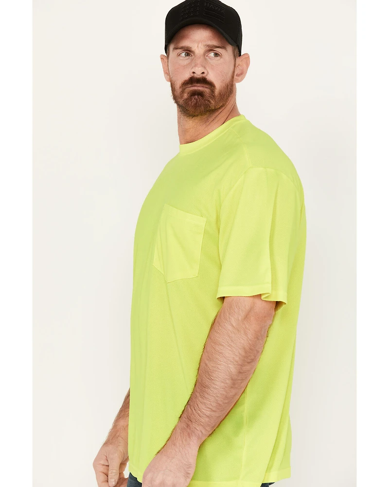 Hawx Men's High-Visibility Short Sleeve Work Shirt