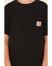 Carhartt Boys' Solid Short Sleeve Pocket T-Shirt