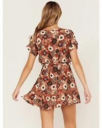 Shyanne Women's Floral Print Ruffle Dress