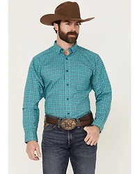 Ariat Men's Jordy Medallion Print Long Sleeve Button-Down Western Shirt