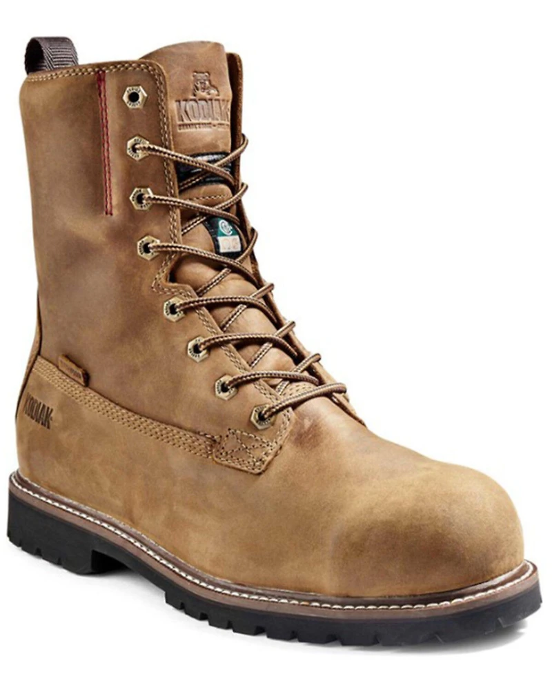 Kodiak Men's 8" Mckinney Waterproof Insulated Work Boots - Composite Toe