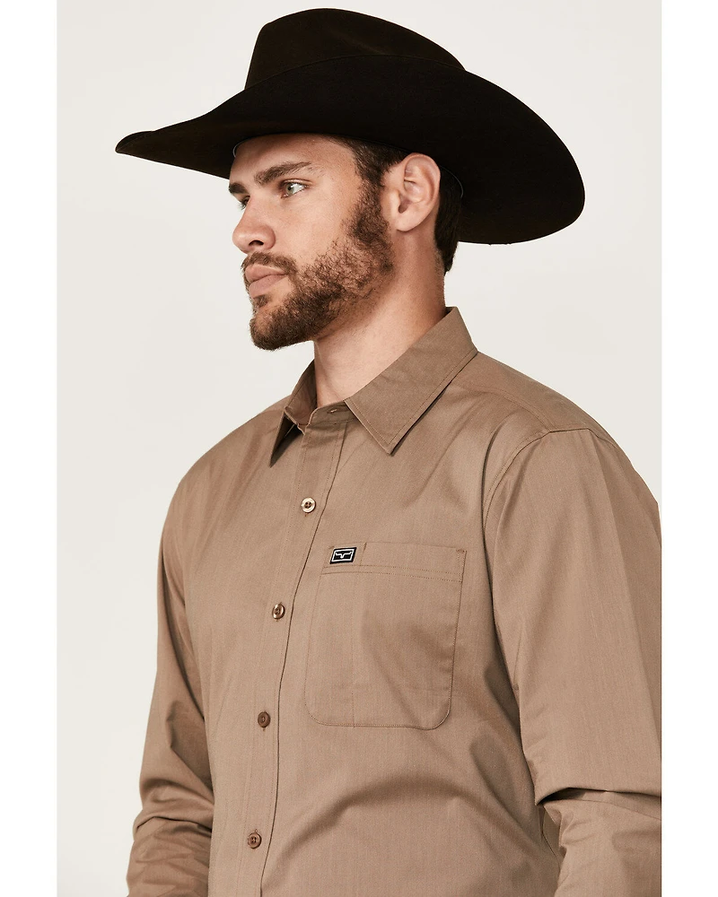 Kimes Ranch Men's Linville Long Sleeve Button-Down Performance Western Shirt