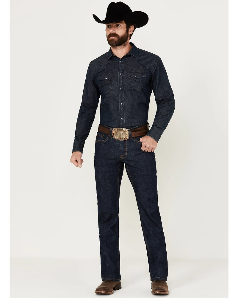 Cody James Men's Showdown Wash Jackson Slim Straight Stretch Denim Jeans