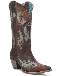 Corral Women's Dream Catcher Distressed Western Boots - Snip Toe