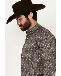 Ariat Men's Karsyn Medallion Print Long Sleeve Button-Down Western Shirt