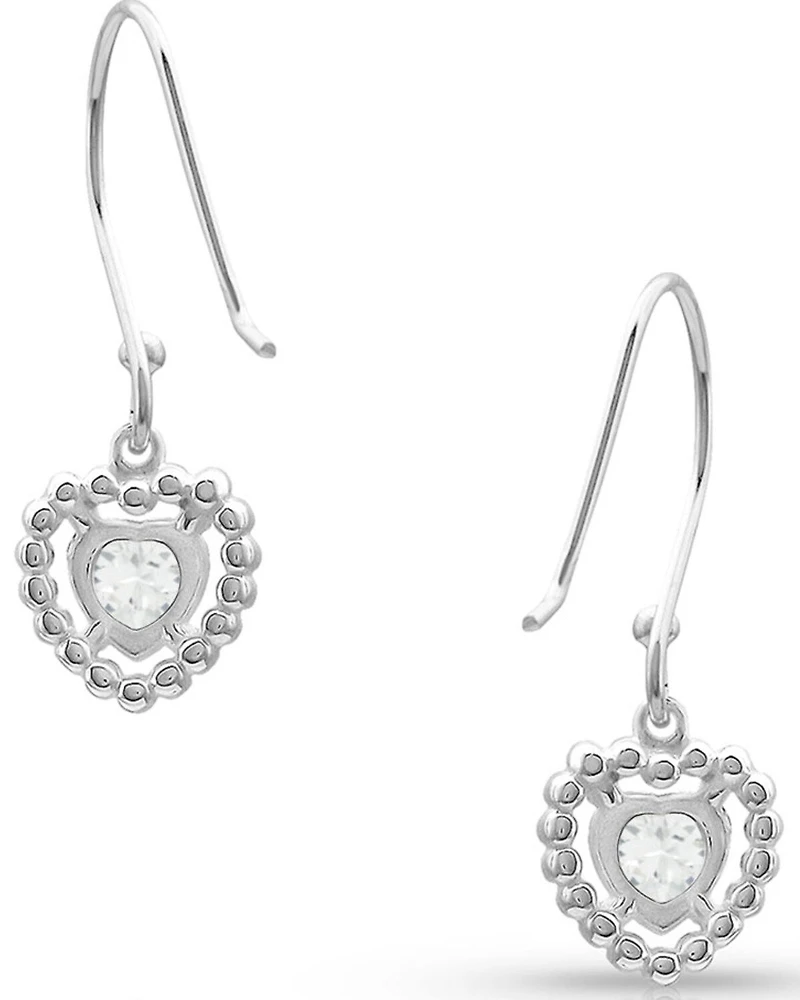 Montana Silversmiths Women's Frozen Heart Earrings