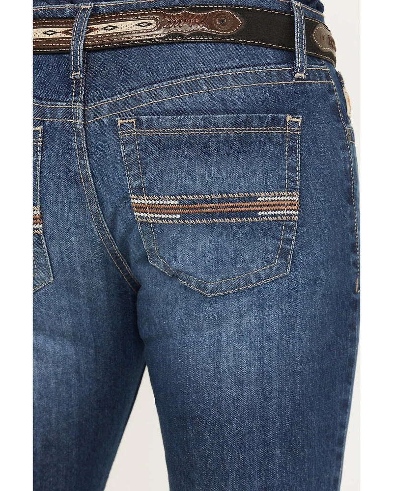 Cinch Men's Medium Wash Ian Slim Bootcut Denim Jeans