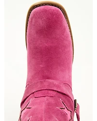 Dingo Little Girls' Blacklist Star Inlay Harness Boots