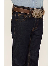 Cody James Boys' Dark Wash Slim Straight Stretch Jeans