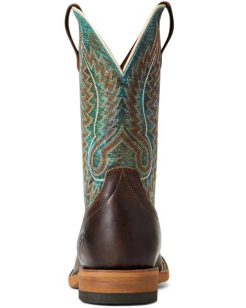 Ariat Men's Cow Camp Leather Western Performance Boot - Broad Square Toe