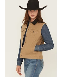Shyanne Women's Twill Button-Down Utility Vest
