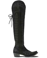 Lane Women's Lexington Over The Knee Suede Western Boots - Snip Toe