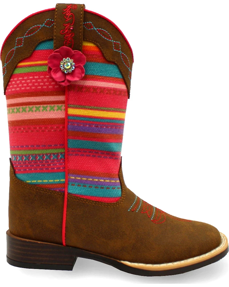 Blazin Roxx Girls' Camilla Serepa Boots - Square Toe