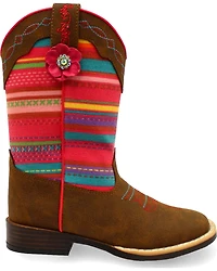Blazin Roxx Girls' Camilla Serepa Boots - Square Toe