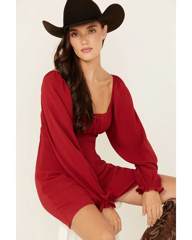 Originality Women's Boot Barn Exclusive Emma Long Sleeve Mini Dress