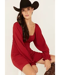 Originality Women's Boot Barn Exclusive Emma Long Sleeve Mini Dress