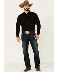 Cody James Men's Solid Treadstone Long Sleeve Snap Western Shirt - Big