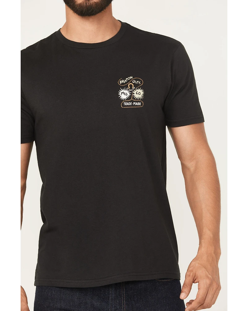 Brixton Men's Remo Logo Short Sleeve Graphic T-Shirt