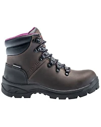 Avenger Women's Builder Mid Waterproof Lace-Up Work Boots - Soft Toe