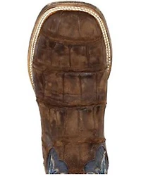 Lucchese Men's Handmade Malcolm Alligator Western Boots - Square Toe