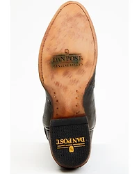Dan Post Men's Exotic Teju Lizard Leather Tall Western Boots - Round Toe