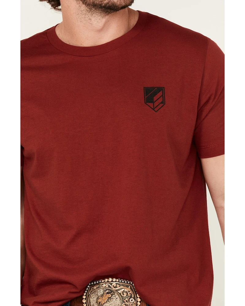 RANK 45® Men's Rough Rider Short Sleeve Graphic T-Shirt