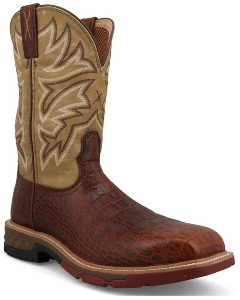 Twist X Men's Pull-On Work Boots - Alloy Toe
