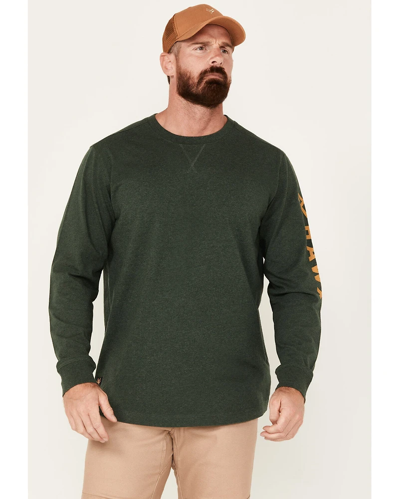 Hawx Men's Season Logo Long Sleeve Work Shirt