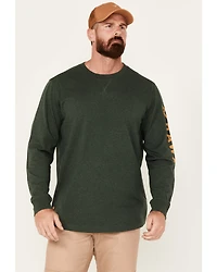 Hawx Men's Season Logo Long Sleeve Work Shirt