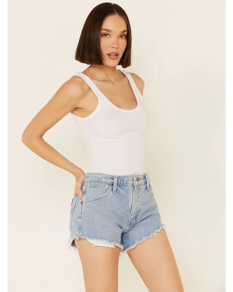 Wrangler Modern Women's High Rise Denim Reworked Shorts