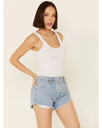 Wrangler Modern Women's High Rise Denim Reworked Shorts