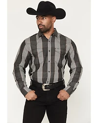 Cody James Black 1978™ Men's Ace Plaid Print Long Sleeve Button-Down Western Shirt