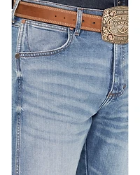 Wrangler Retro Men's Sage Medium Wash Relaxed Boot Stretch Denim Jeans