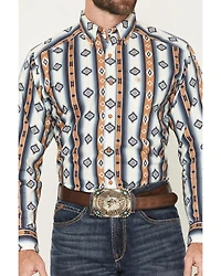 Ariat Men's Shilo Southwestern Print Long Sleeve Button-Down Western Shirt