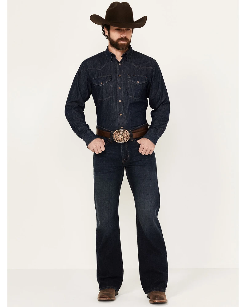 Cody James Men's Reiner Wash Duke Relaxed Bootcut Denim Jeans