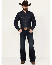 Cody James Men's Reiner Wash Duke Relaxed Bootcut Denim Jeans