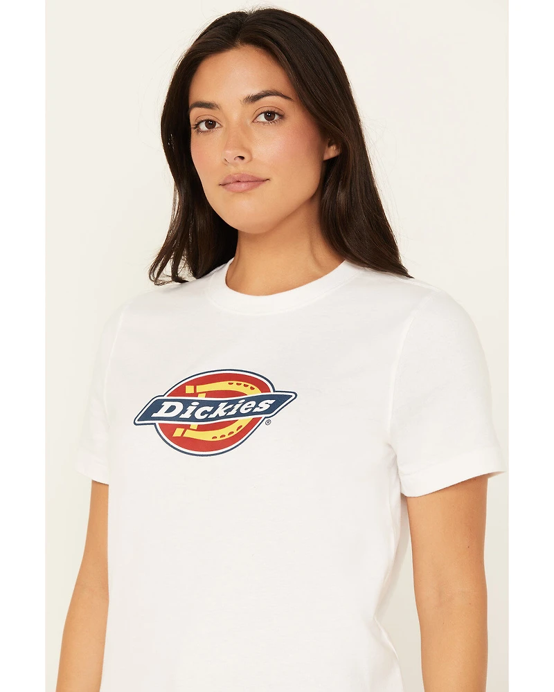Dickies Women's Tri-Color Logo Short Sleeve Tee