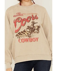 Coors Women's OG Cowboy Graphic Crewneck Sweatshirt
