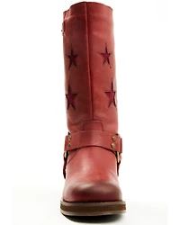 Dingo Women's Blacklist Harness Boots - Round Toe