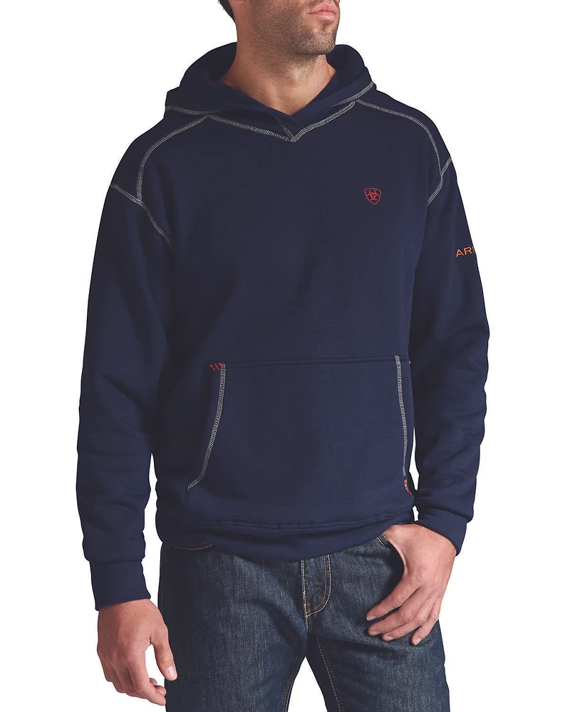 Ariat Men's Flame-Resistant Polartec Hooded Work Sweatshirt - Big and Tall