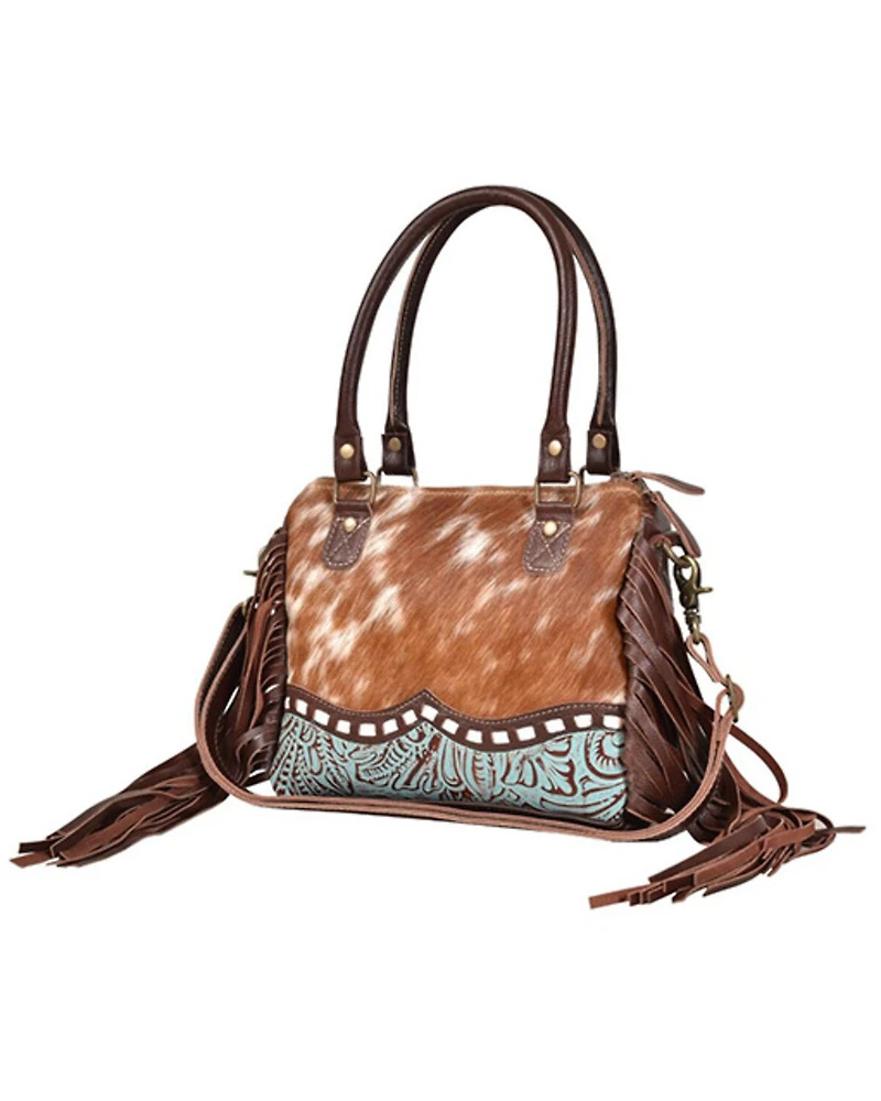 Myra Bag Women's Cowhide Satchel